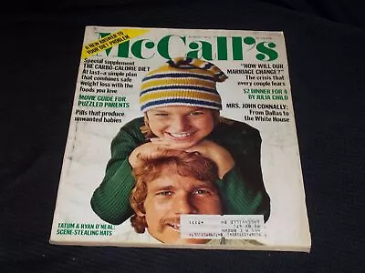 1973 August Mccall's Magazine - Tatum & Ryan O'neal Front Cover - E 699 • $60