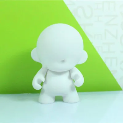 DIY Cute White Embryo 4 Inch Kidrobot Munny Unpainted White Vinyl Art Toy NEW • $38.70