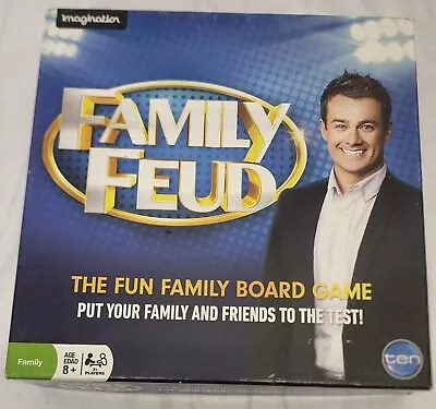 Family Feud Board Game - As New Cards Still In Plastic. The Fun Family Board Ga • $34.95