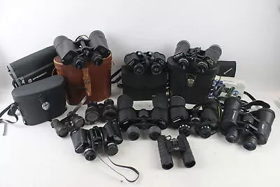 Vintage Binoculars Inc Miranda Tasco Bresser Etc W/ Some Cases Job Lot X 10 • £21