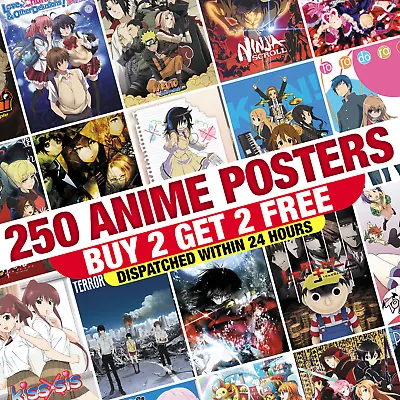 £2.99 • Buy Top Classic Greatest 250 Anime Films Manga Posters Art Print Wall Room Decor 5x7
