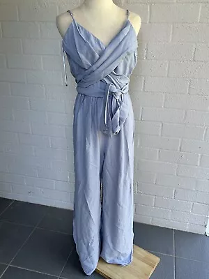 Fresh Soul Size 14 Grey Jumpsuit Worn Once Stunning Outfit • $18.99