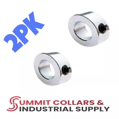 5/8”set Shaft Collar Zinc Plated. (Qty 2) Free Standard Shipping! • $5.75