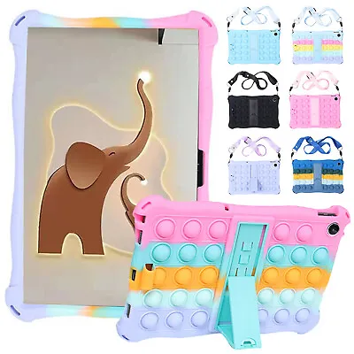 For Lenovo Tab M10 3rd Gen 10.1  Tablet Kids Shockproof Case Stand Cover Strap • £11.99