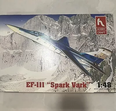 HOBBY CRAFT EF-111 Spark Vark 1:48 Aircraft Jet Model Kit New RARE • $37.50