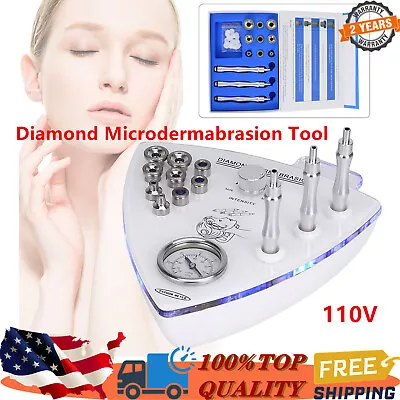 Pro Diamond Microdermabrasion Machine Dermabrasion Facial Peel Vacuum Skin Care • $57