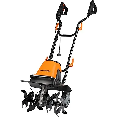 LawnMaster 16-Inch Electric Tiller 10-Amp Cultivator Foldable 6-Steel Blades • $129