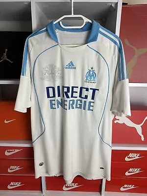 Olympique Marseille Football Shirt 2008-2009 Original Jersey Size L • $35.99