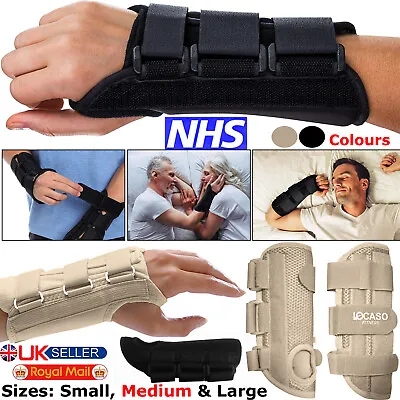 £4.69 • Buy Splint Hand Wrist Support Brace Fractures Carpal Tunnel Right Left S/M/L