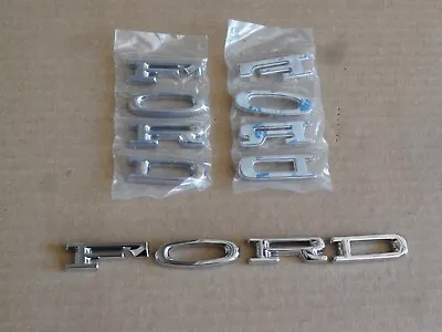 NOS Scott Drake 1964 1965 1966 Mustang Hood Letters Set Chrome FORD Stick On • $12.12