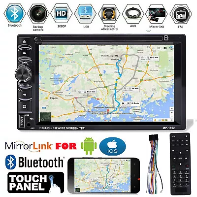 For Ford F-150 2 DIN 6.2  Bluetooth Touch Screen Car Stereo CD DVD Player Radio • $91.54