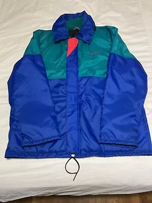 Vintage New Stearns Blue Boating Flotation Jacket Adult XL Type III  USCG Appr • $20