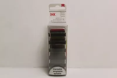 American Crafts Stackable Mini Ink Pads 6 Pc Primaries • $10