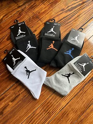 5 Pairs Men's Nike Air Jordan Everyday Max Ankle Socks Size L 8-12 • $19.99