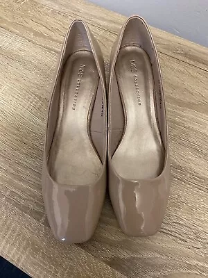 Ladies Nude Shoes Size 7 And 1/2  M&S Insolia Range • £10