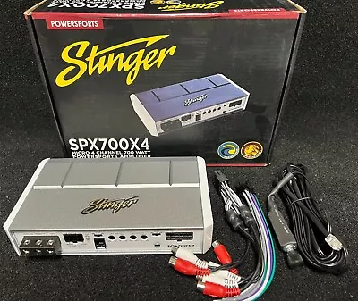 Stinger Spx700x4 4-channel Marine Amp Powersports Micro Amp For Harley Bagger • $275