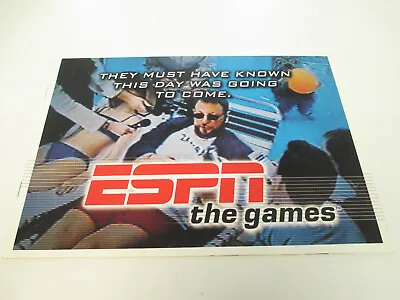 ESPN The Games E3 Promotional Press Kit Unreleased Great Outdoors Promo Media • $29.99