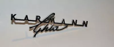 $8.99 • Buy 1967-1974 VW Volkswagen Karmann Ghia Chrome Script Coupe Convertible - NEW