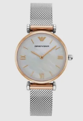 Emporio Armani Watch Women Silver And Yellow Gold Tone • $180