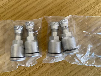 ENKEI Racing Air Valve 4 Pcs Valves For RS05RR GTC01RR NT03RR  Silver Aus Stock • $169