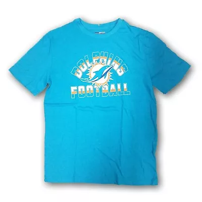 Miami Dolphins NFL Men's Turquoise Short Sleeve T-shirt  Dolphins Football   • $17.99