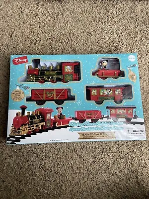 Disney MICKEY MOUSE  Holiday Christmas EXPRESS Train Set 12 Piece Set NEW IN BOX • $23