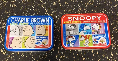 Vintage Peanuts 50th Anniversary Mint Tins • $22