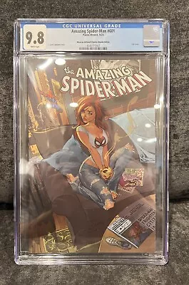 Amazing Spiderman #601 NYCC Mexican Foil J Scott Campbell! CGC 9.8 Rare 🔥❤️🕸️ • $235