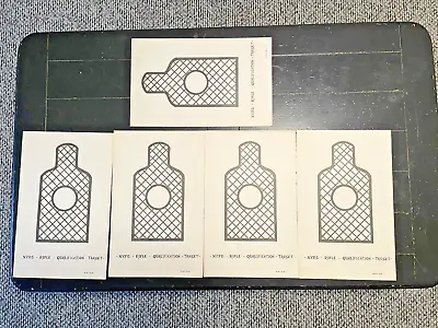 Lot Of 5 Vintage NYPD Rifle Qualification Targets • $5