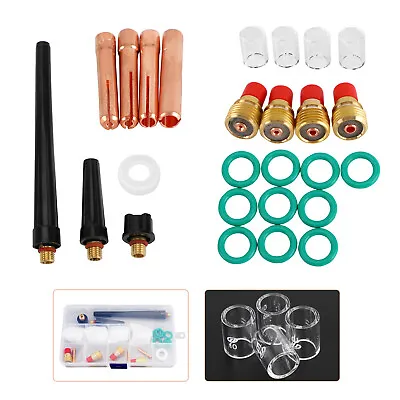 £21.63 • Buy Tig Gas Lens Collet Body  Cup Kit Wp 9 20 25 Tig Welding Torch 26Pcs FN