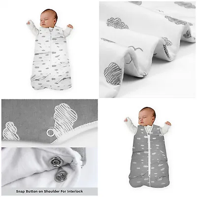 £12.99 • Buy Baby Sleeping Bag 2.5 Tog Newborn Baby Swaddle Infant 0-18 Months Boys Unisex