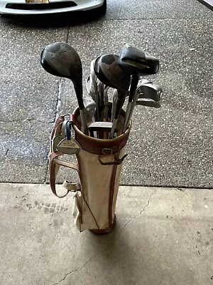 Vintage Old School Hogan Macgregor Titleist Golf Club Full Set Clubs • $20