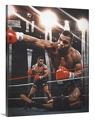 Mike Tyson Canvas 16x20 Print Picture Wall Fine Art Boxing Gym Ring Champ • $39.99