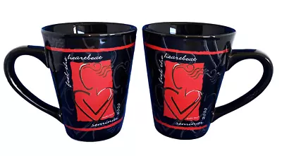 2 Vintage Mary Kay MK 2000 Seminar Mug Feel The Heartbeat Heart Coffee Cups Mugs • $24.95