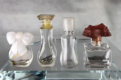 VTG Mariella Burani Albert Nipon Giorgio Lot EMPTY Mini Perfume Bottle • $7.27