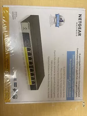 NETGEAR GS108PP 8-Port Gigabit Ethernet PoE+ Unmanaged Switch With FlexPoE... • $52.90