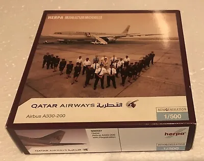 Herpa Wings 1/500 Qatar Airways A330-200 A7-ACA • £25