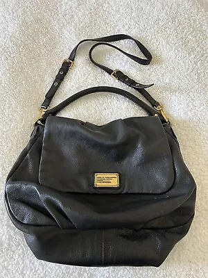 Marc By Marc Jacobs Q Natasha Black Pebbled Leather Crossbody Bag (PLEASE READ) • $94.99