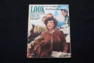 1940 March 12 Look Magazine - Joan Crawford Cover - E 10176 • $75