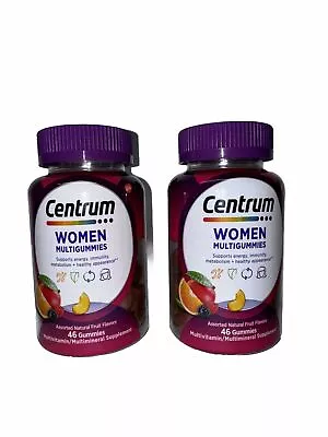 Centrum Womens Multigummies - Assorted Fruit 92 Gummies Exp 03/26 • $13.99