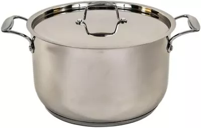 £39.95 • Buy Stainless Steel 28cm Cooking Saucepan Stock Stew Soup Casserole Catering Pan Pot