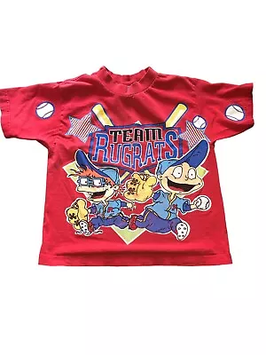 Vintage 90’s 1998 Viacom Nickelodeon Rugrats T-shirt Chucky Tommy Youth S (4) • $14.97