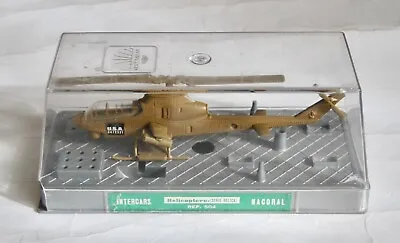 Nacoral Intercars Bell AH-1 Diecast Helicopter. Spain. Rare. • $24.89