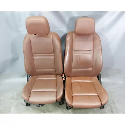 2011-2013 BMW E70 X5 E71 X6 Factory Front Sports Seats Cinnamon Leather Heat OEM • $472.50