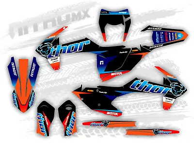 NitroMX Graphic Kit For KTM EXC EXC-F XC-W 125 250 350 450 500 2017 2018 2019 • $252.89