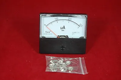 1PC DC 0-300uA  Analog Ammeter Panel AMP Current Meter 60*70MM Directly Connect • $6.80