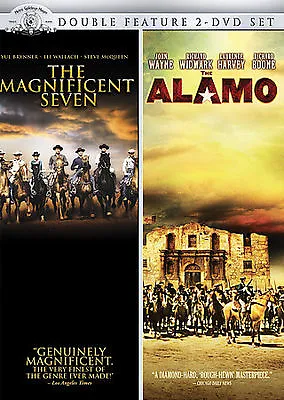 The Magnificent Seven / The Alamo (Double Feature) Yul Brynner Steve McQueen  • $6.19