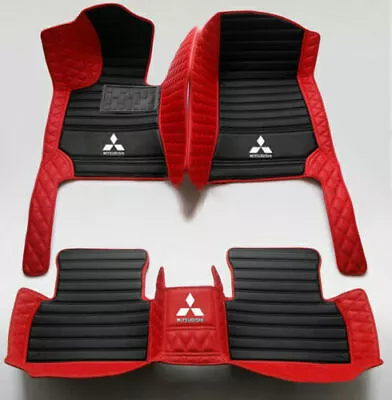 Car Floor Carpets For Mitsubishi ALL Models Luxury Custom Waterproof PU Leather • $78.84