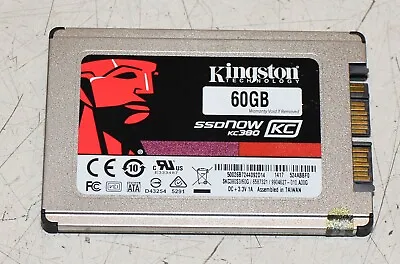 Kingston 60GB SSDNOW KC380 KC Micro Sata SSD Drive • $40