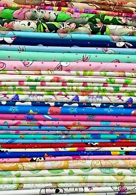 Children’s Novelty Quilting PatchWork Cotton Prints Fat Quarters (50cm X 55cm) • $5.90